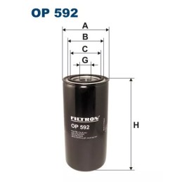 OP 592 FILTRON alyvos filtras