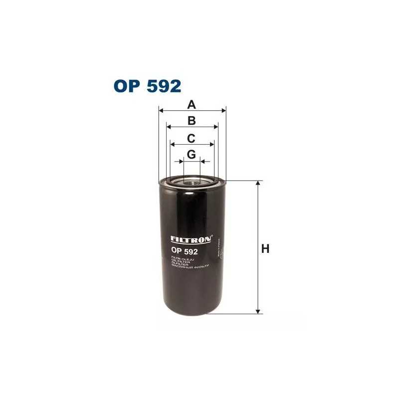 OP 592 FILTRON alyvos filtras