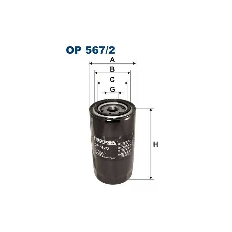 OP 567/2 FILTRON alyvos filtras