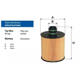 OE 682/3 FILTRON alyvos filtras