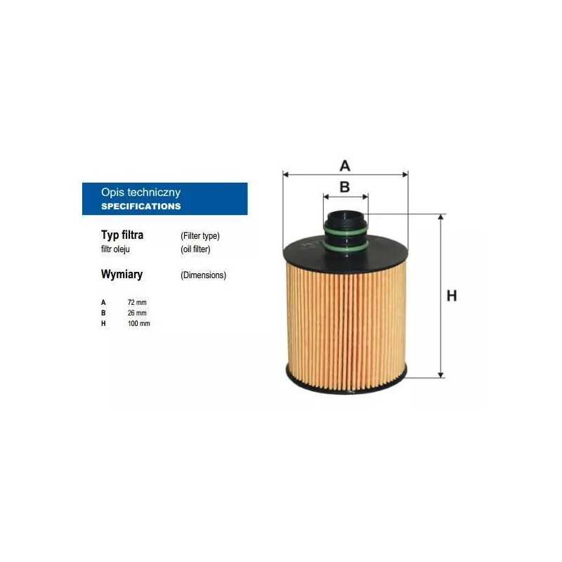 OE 682/3 FILTRON alyvos filtras
