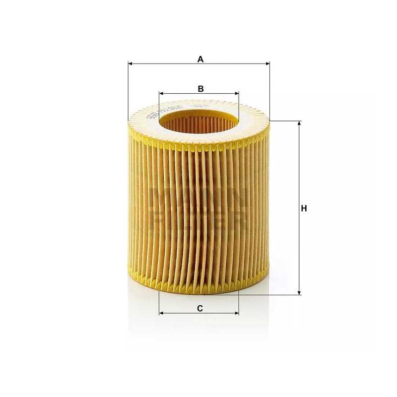 HU 816X MANN-FILTER BMW alyvos filtras