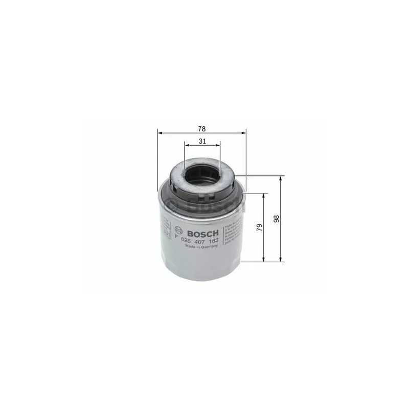 Alyvos filtras F026407183 BOSCH