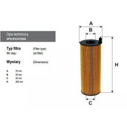 OE 650/6 FILTRON alyvos filtras