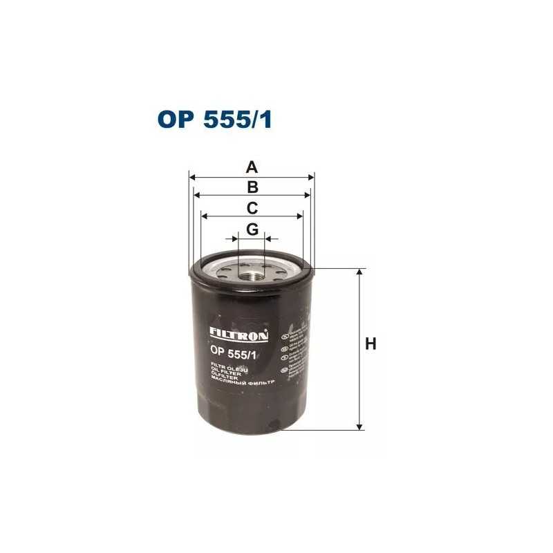 OP 555/1 FILTRON alyvos filtras