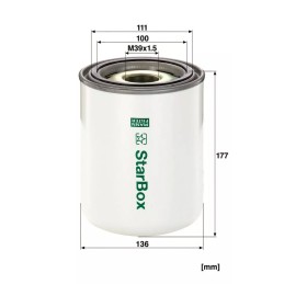 LB 1374/20 MANN filtras SP kompresoriams, alyvos separatorius