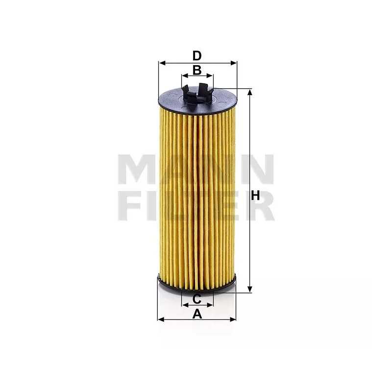 Manno alyvos filtras HU6009Z