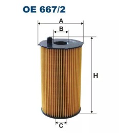 OE 667/2 FILTRON alyvos filtras
