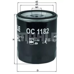 OC 1182 Knecht alyvos filtras