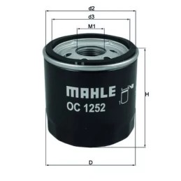 OC1252 KNECHT alyvos filtras