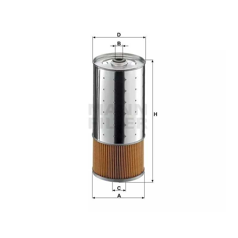 PF 1055/1N MANN-FILTER alyvos filtras DB MB 100D 88-