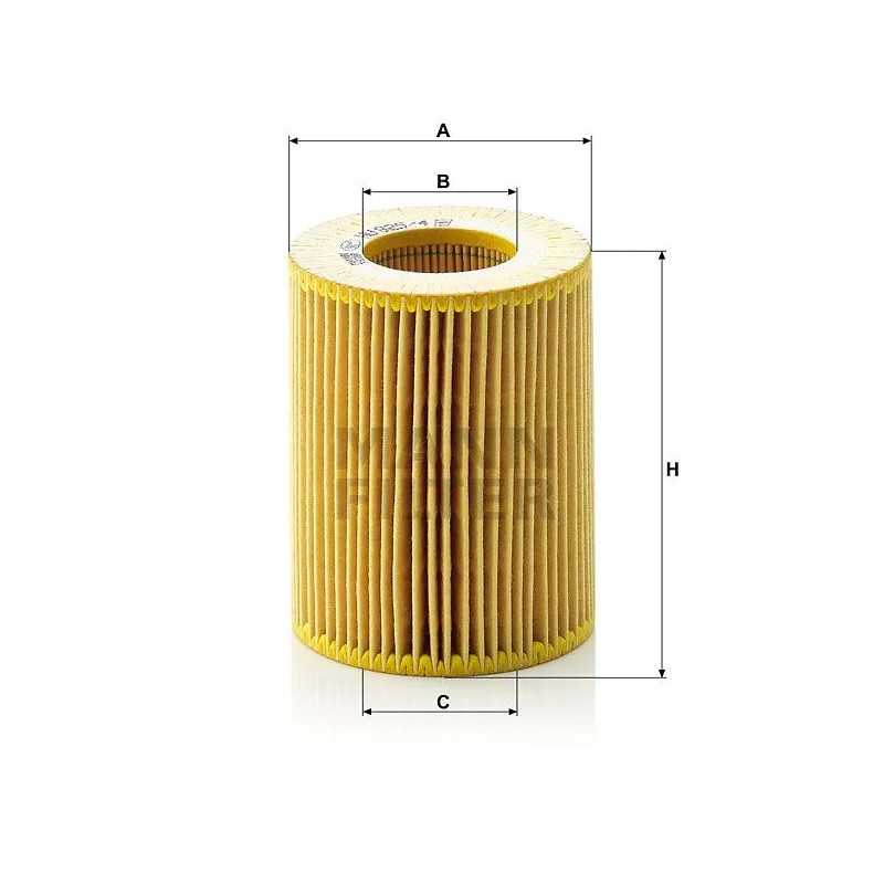 HU 925/4Y MANN-FILTER alyvos filtras