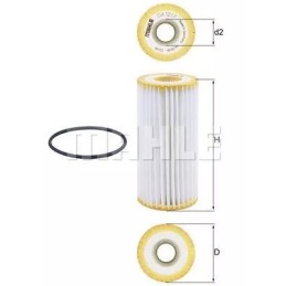 OX1217D KNECHT alyvos filtras