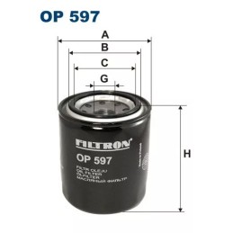 OP 597 FILTRON alyvos filtras