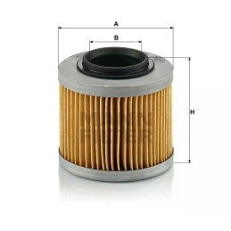 MH 65/1 MANN-FILTER alyvos filtras