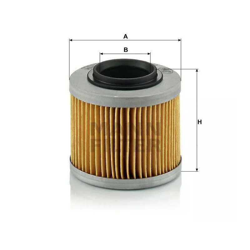 MH 65/1 MANN-FILTER alyvos filtras