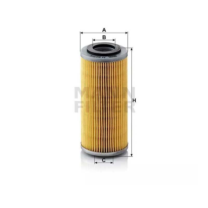 H 827/1N MANN-FILTER alyvos filtras