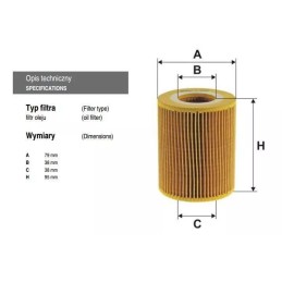 OE 667/3 Filtron alyvos filtras