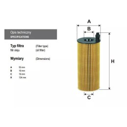 OE 672/4 FILTRON alyvos filtras