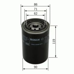 0451103240 BOSCH alyvos filtras