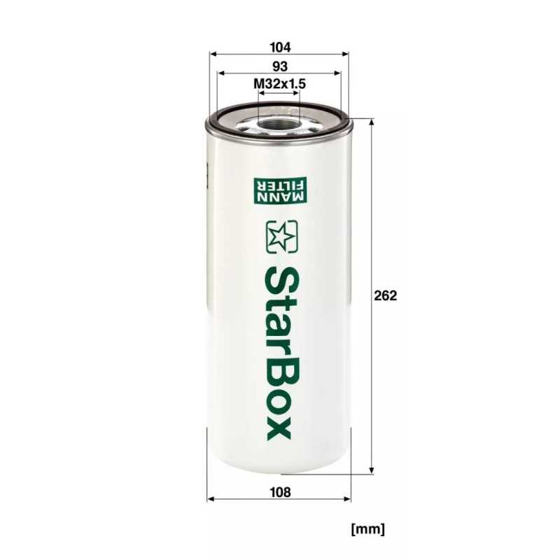 LB 11102/20 MANN KOMPRESORIAUS FILTRAS ALYVOS SEPARATORIUS