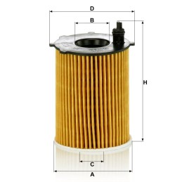 Manno alyvos filtras HU7033Z