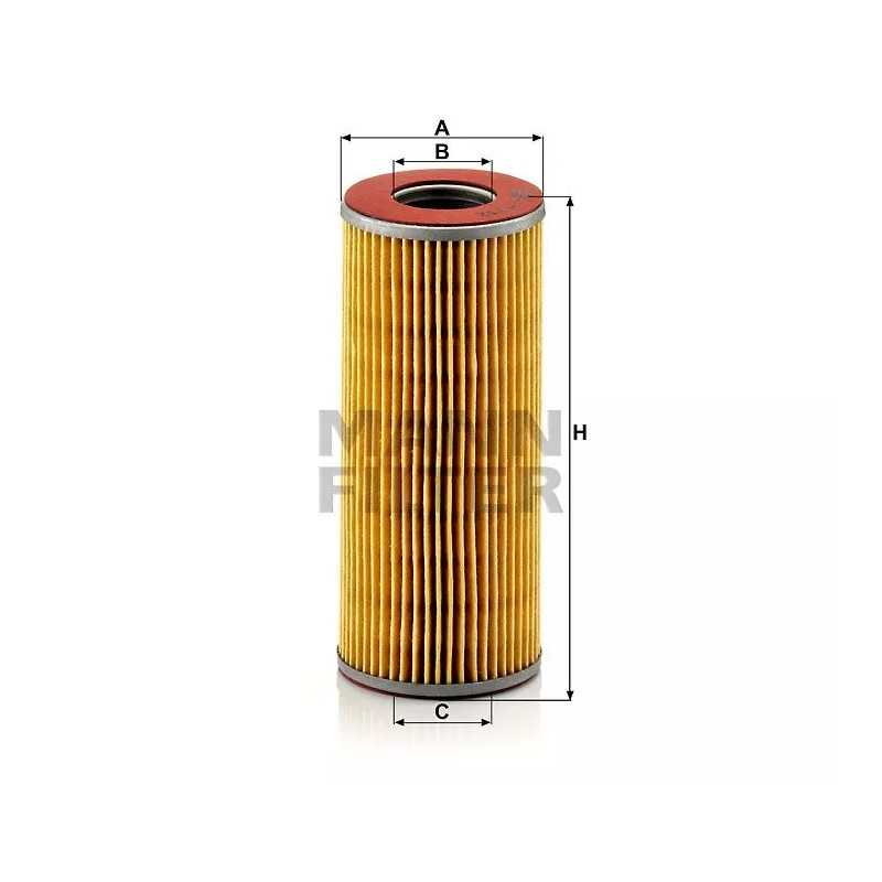 H 712K MANN-FILTER alyvos filtras VOLGA GAZ 24