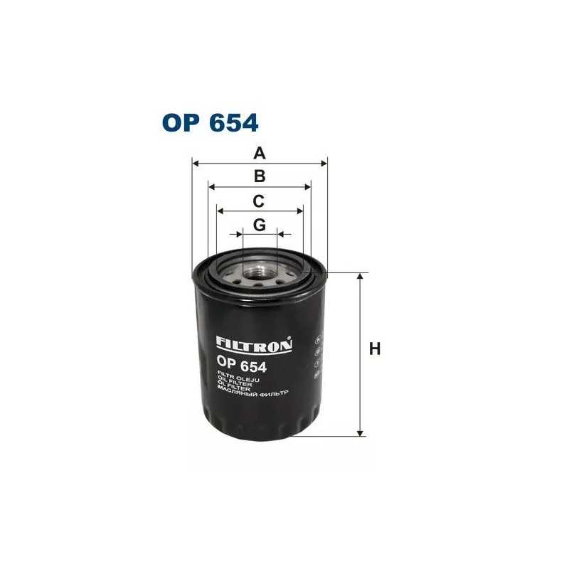 OP 654 FILTRON alyvos filtras