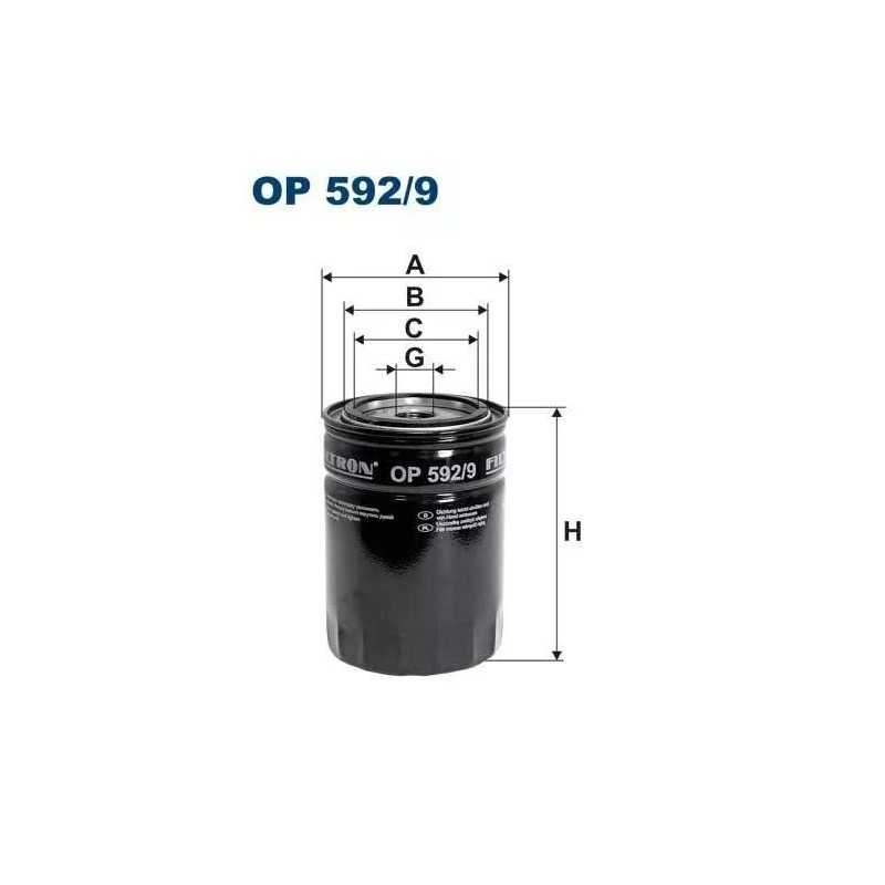 OP 592/9 FILTRON alyvos filtras