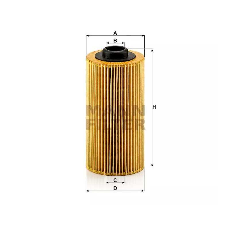 HU 938/4X MANN-FILTER alyvos filtras BMW 5 E34