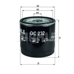 OC 232 Knecht alyvos filtras