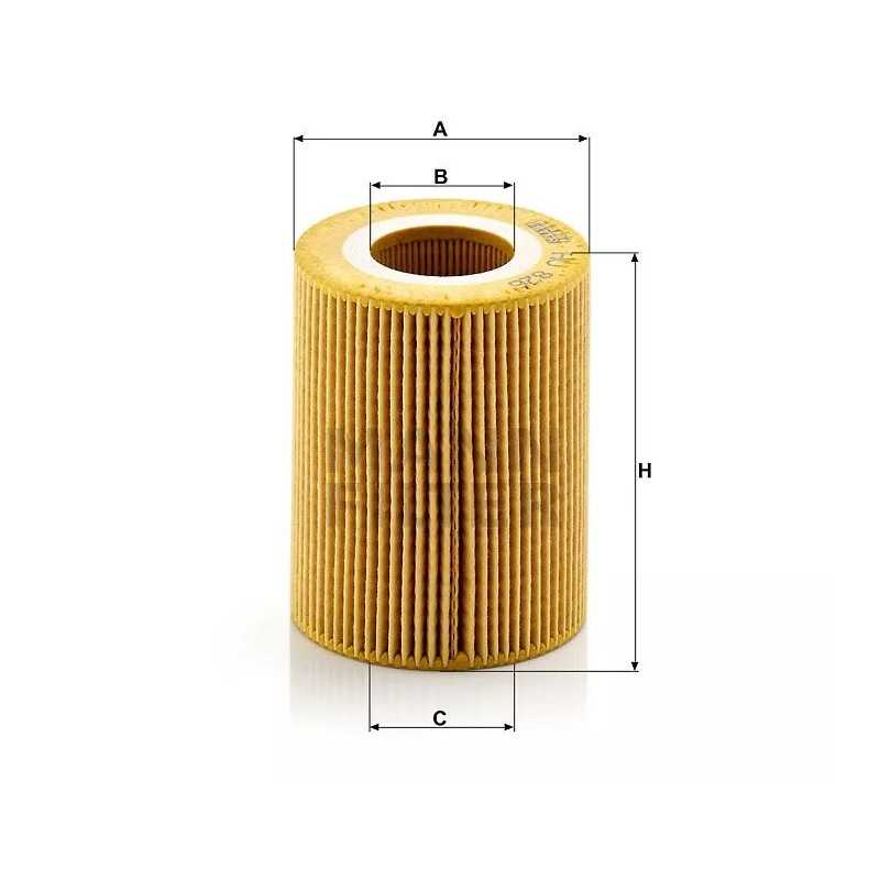 HU 826X MANN-FILTER alyvos filtras