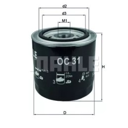 OC 31 Knecht alyvos filtras