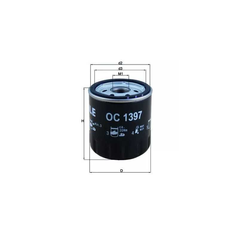 OC1397 KNECHT alyvos filtras