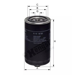 H19W06 Hengst alyvos filtras