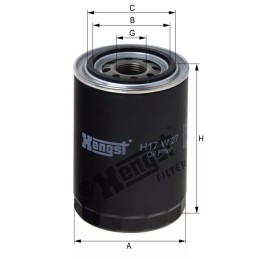 H17W27 Hengst alyvos filtras