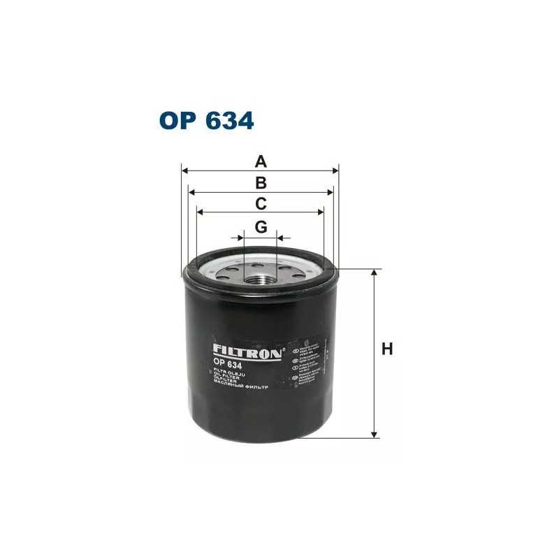 OP 634 FILTRON alyvos filtras