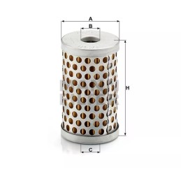 H 53/3 MANN-FILTER alyvos filtras