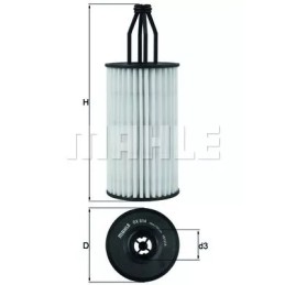 OX 814 D Eco Knecht alyvos filtras