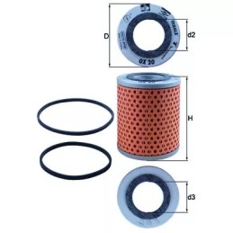 OX 20 Knecht alyvos filtras