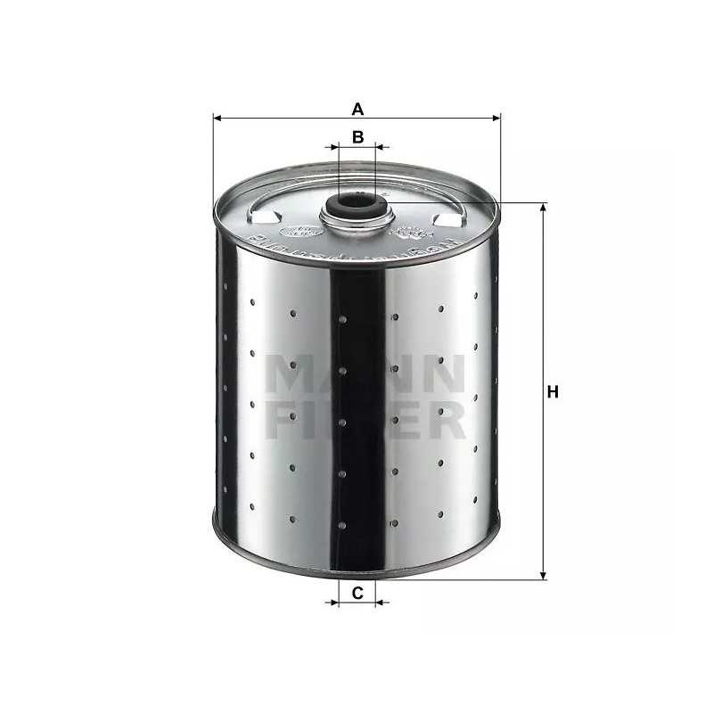 PF 1155K MANN-FILTER alyvos filtras DB 709-808D