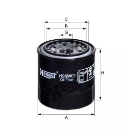 H96W01 Hengst alyvos filtras