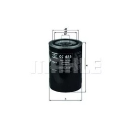 OC 486 Knecht alyvos filtras