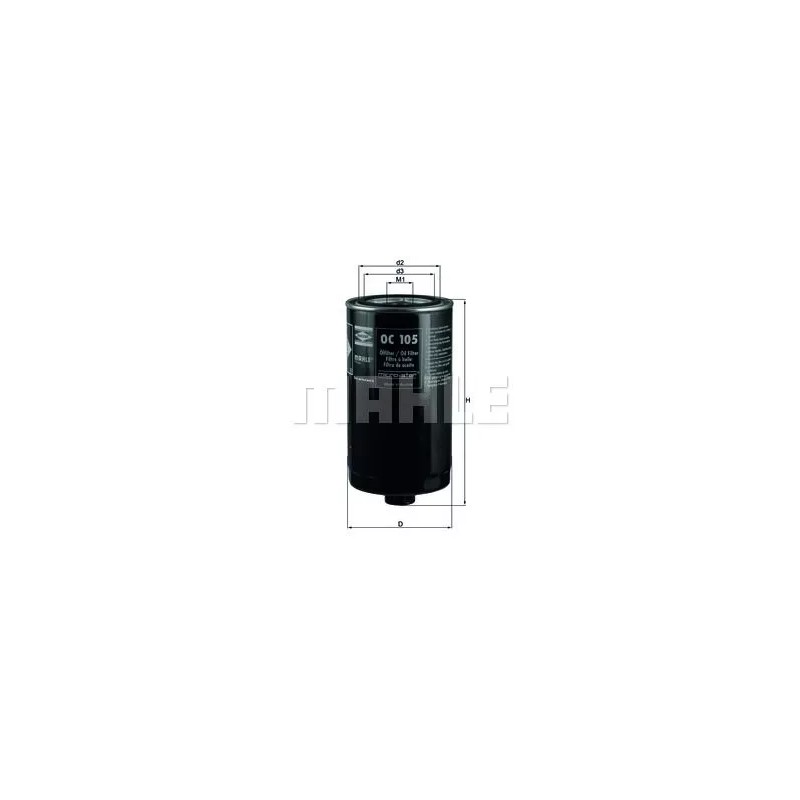 OC 105 Knecht alyvos filtras