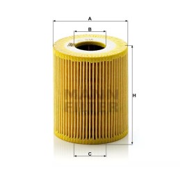 HU 818X MANN-FILTER alyvos filtras BMW 530D,7