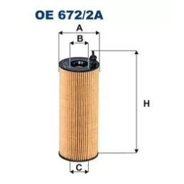 OE 672/2A FILTRON alyvos filtras