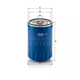 1035 MANN-FILTER ALYVOS FILTRAS KIA PREGIO 2.7D 97-
