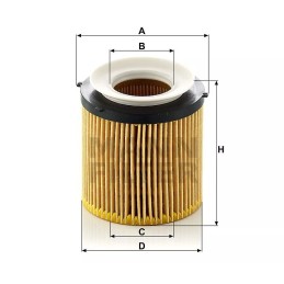 HU 8002XKIT MANN alyvos filtras BMW