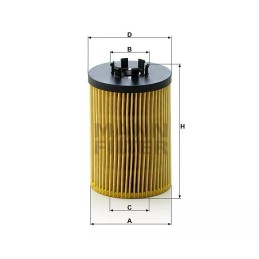 HU 715/5X MANN-FILTER BMW alyvos filtras