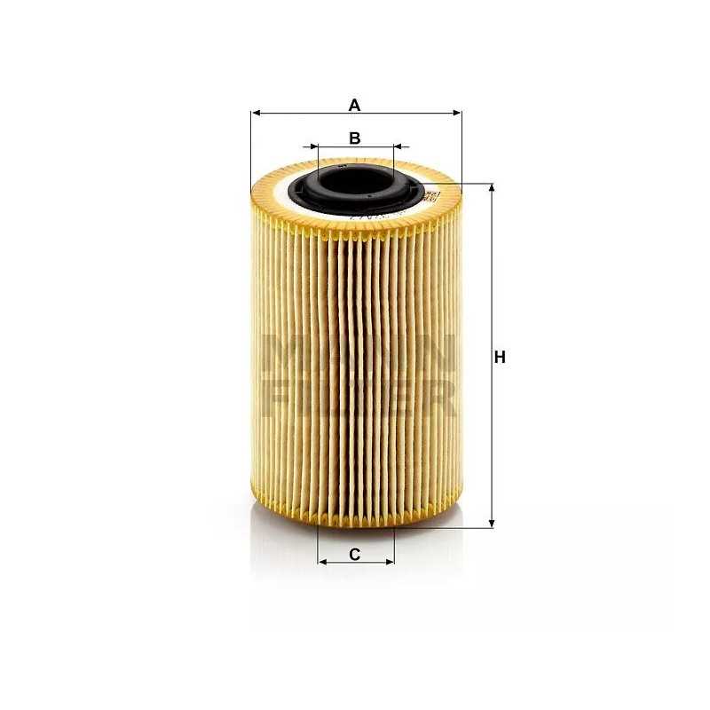 HU 924/2X MANN-FILTER alyvos filtras BMW 3 E36